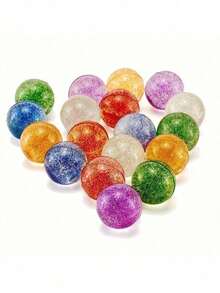 5/10/20/40/100pcs Shiny Neon Pink Bouncy Balls - Fun Game Party Supplies, Exciting Toys - Ideal Birthday Party Favors, Great Prizes And Entertainment - Multicolor - View 4