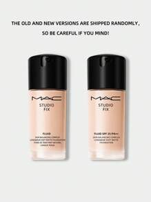 MAC Studio Fix Fluid 24Hr Matte Foundation Plus Oil Control - N12-1 Fl Oz/30 ML (The Old And New Versions Are Shipped Randomly) - Flawless Liquid Foundation (New) N12 (30ml) - View 2