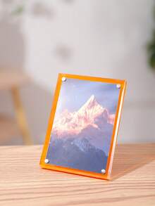 Soporte de escritorio para exhibir fotos instantáneas de 3 pulgadas, portafotos magnético de colores mini, accesorio decorativo creativo para el hogar