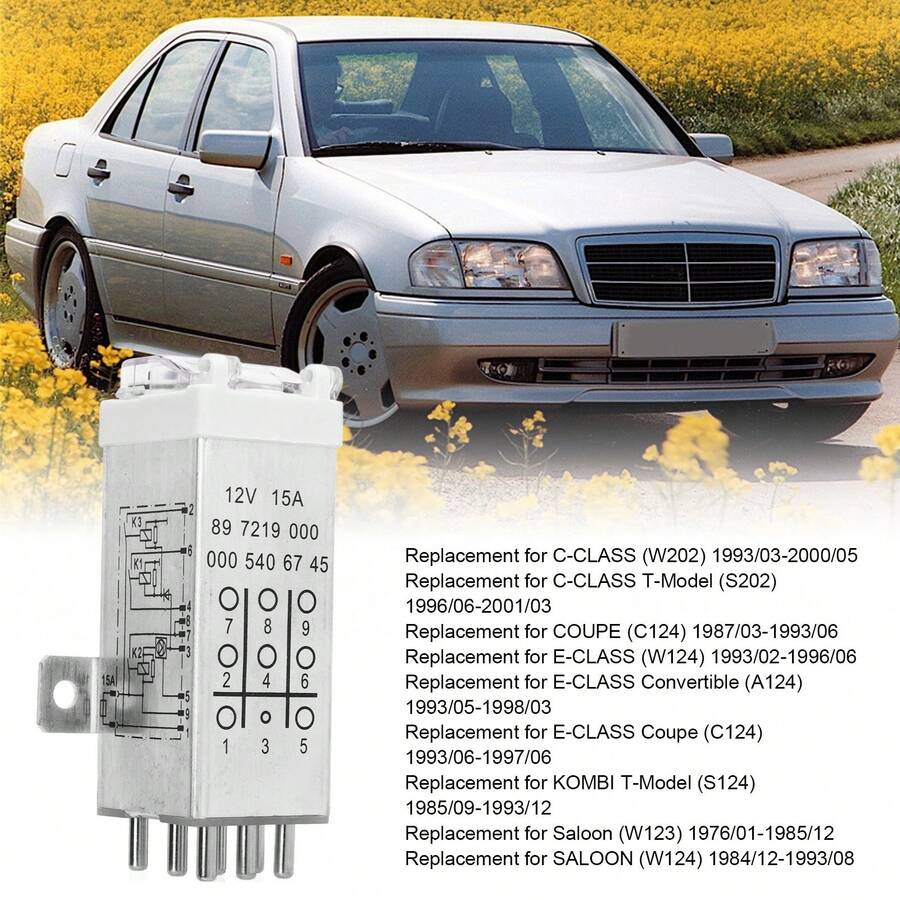 Relé de protección contra sobretensión, relé de protección contra sobrecarga 0005406745 Recambio para C‑CLASS COUPE E‑CLASS KOMBI T‑Model Saloon - otro - Ver 1