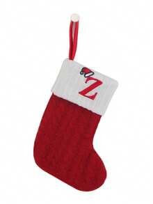 Capital Letter Christmas Stocking Decorations, Christmas Stockings, Double-Sided Fireplace Stockings, Party Decorations, New Year Party Favors, Personalized Initials Stockings, Family Holiday Christmas Party Decorations, Birthday, Christmas, Christmas Decorations, Christmas Tree Decorations, Baby Shower, Baby Supplies, Holiday Decorations, Baby Party Supplies. Party Props, Party Decorations