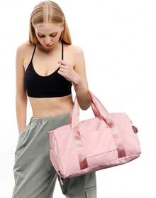 Weekender Bag - Travel Bag Hand Luggage 40x30x20 - Duffle Bag - Unisex - Pink - Pink - View 5