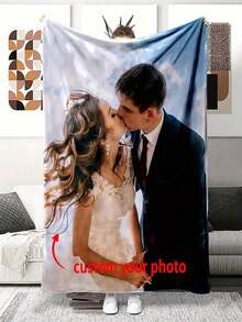 1 manta de flanela super grossa e macia, personalizável com imagens, ideal para fundo de fotos, casamentos, retratos de família e amigos, e para presentear. Perfeita para uso em todas as estações do ano, na sala de estar, no sofá, no quarto, no carro e muito mais. Quente, macio, confortável, aconchegante, personalizado, único, ideal para presentear ele, ela, namorado, namorada, pai, mãe, família, amigos e animais de estimação em aniversários, Dia dos Namorados, Dia das Mães, aniversários, Dia das Crianças, Dia dos Pais, formaturas, casamentos, Natal e inaugurações de casa. Pode ser usado no sofá, cama, carro, quarto e sala de estar. Lavável, leve, respirável, aconchegante, confortável, quente, macio e simples. Presente ideal para ele, ela, namorado, namorada, pai, mãe, amigos e família. Formatura, Inauguração de casa, Casamentos, Aniversários, Sofá, Cama, Carro, Sala de chá, Quarto, Sala de estar - Multicolorido - Ver 15