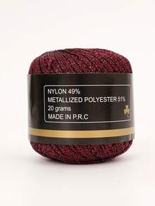 50g DIY Gold Yellow Lurex Thread Shining Yarn Glitter Sparkle Yarn Metal Yarn DIY Fancy Sparkle Yarn Crochet Knitting Sweater Scarf Bag Yarn Accessory Yarn