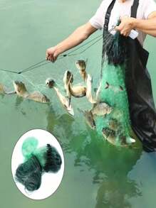 渔网，适合户外淡水钓鱼 - 綠色 - 查看 6