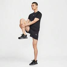 Nike 男式 AS M NP DF NPT 6IN SHORT 梭织短裤 HV0412-010 - 黑色 - 查看 4