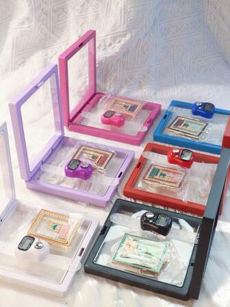 1pc New Finger Ring Counter, Electronic Digital Hand Tally Counter, Manual Counting Ring With Large Display, Battery Operated Clicker Tool Set