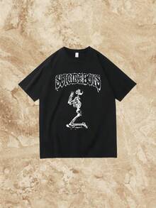 5XL  Fashion Suicideboyss G59 Shirt Suicideboy Tour Shirt Suicideboyss Merch American Hip-Hop Round Neck Casual T-Shirt Harajuku - màu đen - Xem 1