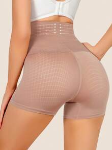 1pc Women's High Waist Slimming Shorts, Tight Fit Tummy Control Panties