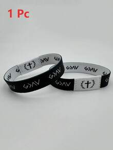 1pc Bible Verse Bracelet, NFC Enabled Christian Daily Prayer Text Bracelet, Unisex, Suitable As Holiday Gift For Halloween, Christmas, New Year