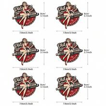 Pegatinas con diseño vintage "Reparación de vieja escuela" para transferencia de calor, parches de planchar para camisas, mochilas, gorras y antifaces, diseño de moda clásico para mujeres, pegatina de ropa fácil de aplicar