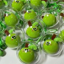 قلادة بوم بوم جميلة، إكسسوارات داعم التفاحة، سلسلة مفاتيح ميداي، تعليقة حقيبة