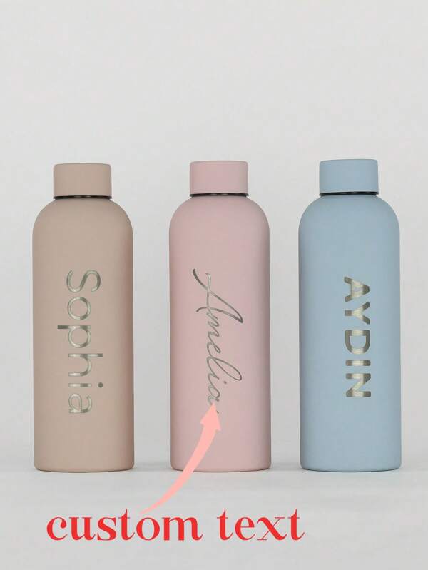 زجاجة مياه معزولة مخصصة - رائعة للمدرسة والسفر والمكتب والنادي... في أي مكان - منقوشة بالليزر! متعددة الوظائف، زخرفية، حرفية، أنيقة، حديثة، ملونة، جميلة، عادية، مخصصة، شخصية، فريدة، مثالية كهدية للرجال والنساء