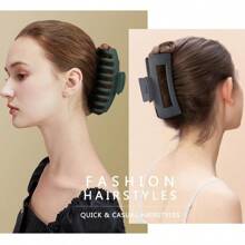 8 Pack Big Hair Claw Clips For Women Large Claw Clip For Thin Thick Curly Hair 90's Strong Hold 4.33 Inch Nonslip Matte Jumbo Hair Clips (8 Pcs)