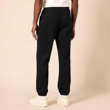 Pantalones deportivos de forro polar para hombre - Negro - Ver 5