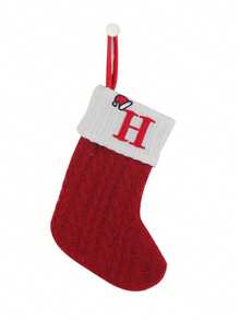 Capital Letter Christmas Stocking Decorations, Christmas Stockings, Double-Sided Fireplace Stockings, Party Decorations, New Year Party Favors, Personalized Initials Stockings, Family Holiday Christmas Party Decorations, Birthday, Christmas, Christmas Decorations, Christmas Tree Decorations, Baby Shower, Baby Supplies, Holiday Decorations, Baby Party Supplies. Party Props, Party Decorations