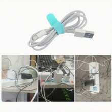 60/30/10 Stück Silikon Kabel Organizer, wiederverwendbare USB Kabel Binder, Kabel Wickler, Kabel Organizer, Kabel Aufbewahrungstasche für Urlaubsreisen, Outdoor-Aktivitäten, Ladezubehör, Reiseaccessoires