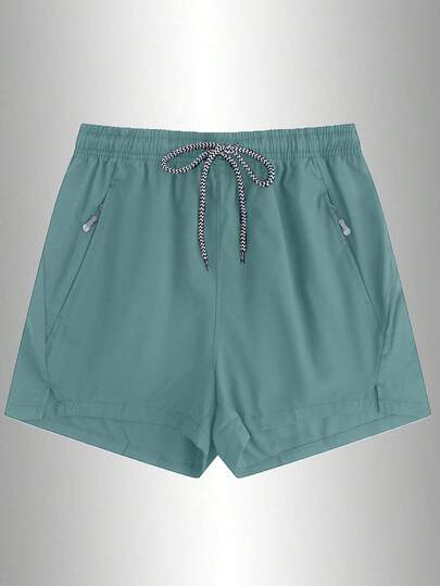 男士宽松户外连体裤，侧拉链口袋，可调节抽绳，户外健身，骑行休闲短裤，情人节礼物