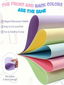 25/50/75/100 Blatt gemischtes Farbkarton-Papier, 8,3 x 11,7 Zoll, verschiedene Farben, dick, geeignet für Geburtstagsgeschenke, Scrapbooking, Kartenherstellung, Druck, Schulprojekte und DIY-Basteleien - Verschiedenfarbig - Übersicht 2