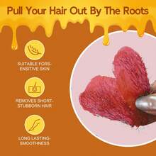 1Pc 150g SMOOTH ULTRA SENSITIVE ZINC OXIDE WAX Semoves Short-Stubborn Hair Mild And Non Irritating Hair Removal Lazy People Can Also Easily Get Started - 黃色 - 查看 8