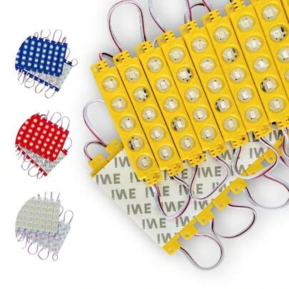 Vmingo 20 pzs Modulo Tira 5 Led 5035 Blanco IP65 Encapsulado Cartel Publicidad Hogar Oficina