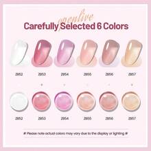 10ml Nude Pink Nail Polish Set 6 Colors Brown Red Purple All Seasons Neutral Color Quick Dry Nail Polish Set For Women Salon DIY Nail Art - OPE-6NP-KIT9-0 - Xem 2