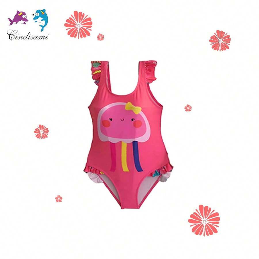 Young Girls One-Pieces - Pink - View 1
