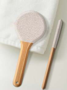 1pc Professional Pedicure Rasp Tool For Dead Skin Crack Heels Beech Wood Foot File Rasp Callus Remover Foot Scrubber