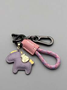 Handmade Leather Car Key Chain, Simple & Personalized Key Ring Lanyard For Men & Women - Have Money Immediately - View 14