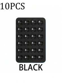 3/5Pcs Multi-Purpose Square Silicone Suction Cup Mobile Phone Holder, 24-Hole Suction Cup With Strong Adhesiveness, 1/10/20/30/40/50/60Pcs,Suitable For Various Scenarios To Prevent Phone Falling, Used For Video, Vibration, And Self-Portrait Phone Accessories
