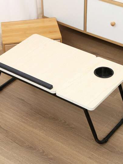 Adjustable Laptop Desk, Foldable Bedside Table, Portable Lap Bureau Dorm, Study, Office, om