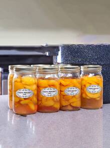 150 pezzi/rotolo Etichette rimovibili durevoli - facili da staccare, senza residui appiccicosi, etichette decorative, etichette facili da staccare per l'organizzazione domestica, Ognissanti, Ringraziamento, Natale, decorazioni per feste invernali e di Capodanno, adesivi ed etichette