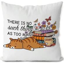 Geschenke für Katzenmamas: 18x18 Kissenbezüge - Gelb & Schwarz, Geschenkset für Katzenliebhaber