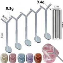 New Heart-Shaped Cat Eye Magnet Stick Set Nail Art Tools Y Shaped Small Iron Piece Magnet Stick For Magnetic Polish Effects Nail Art Nail Supplies Tool - Multicolor - View 9