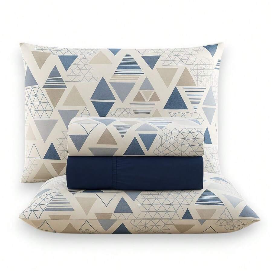 3 And 4 Piece Sheet Set Kit 400 Thread Count Single/Double/Queen With Elastic Band And Pillowcases