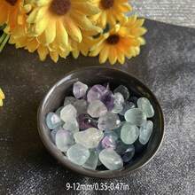 1 Lb Natural Fluorite Bulk, Small Decorative Pebbles, Suitable For Crafts And Aquarium Rocks, Applicable For Aquarium, Glassware, Succulents And Vases