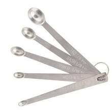 10PCS Stainless Steel Mini Measuring Seasoning Dry And Liquid Ingredients Spoon - Silver - View 7