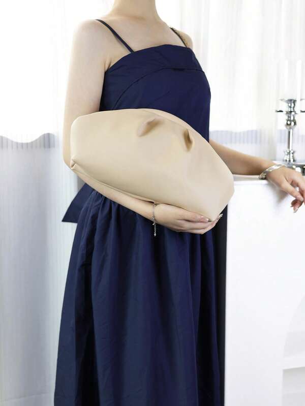 New Versatile Cloud Pleated Clutch Bag