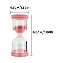 彩色计时器，马卡龙计时器 5/10/15/30 分钟沙漏时钟，适用于游戏、教室、家庭、办公室、厨房装饰 - 彩色 - 查看 4