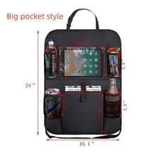 多功能便捷汽车配件！靠背收纳袋，整理，收纳，办公解决方案，牛津布汽车座椅靠背收纳袋，女士收纳袋，旅行必备品，返校宿舍收纳