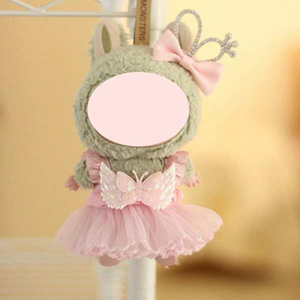 1pc Dress Clothes Only (No Doll), Suitable For 17cm 1st/2nd/3rd Generation Dolls, Butterfly Skirt Outfit, Party Costume Accessories