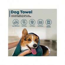 1pc Pet Towel For Quick Drying!Absorbent Design For Dog Baths, Rainy Walks & Messy Play – A Must - Have For Every Dog Household - Pink - View 4