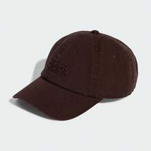 Adidas 男女通用 SPW DAD CAP 帽子，弧形帽檐 JX5763 - 咖啡棕 - 查看 1
