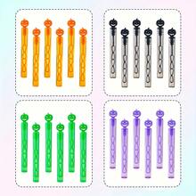 24/12pcs Halloween Pumpkin Bubble Wands, Convenient Test Tube Empty Bubble Wands, No Liquid Included, Mini Plastic Party Favors - Suitable For Halloween Party, Birthday Party, Multi-Pack Party Favors, Party Favor Fillers, Random Colors