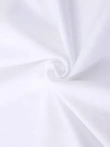 Women's GIGI Letter Print T-Shirt - Casual Short Sleeve Crew Neck Top, Spring And Summer Casual Shirt, Machine Washable, Comfortable For Everyday Wear 220g - trắng - Xem 5