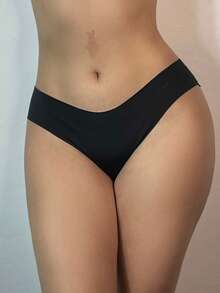 Kit 5 Laser Panties Seamless Thong Invisible Comfort - màu đen - Xem 2