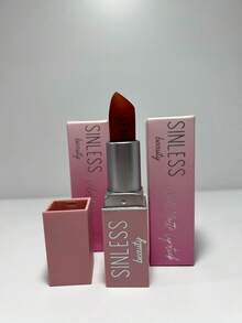 Labial en barra mate, efecto aterciopelado, no reseca, resistente al agua y al sudor, empaque portátil, ideal para retoques, uso diario, ocasiones especiales o regalo de belleza.