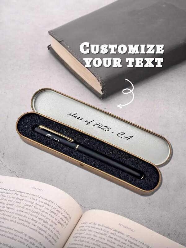 Engraved Pierre Cardin Pen In Box – Personalized MBA Graduation Gift 2025, Luxury Gift For Business School Graduate,Custom Name & Birthday Flower, Elegant Minimalist Design With Gift Box, Personalized Ballpoint Pen For Teachers, Couples, Office, Home - Birthday/Christmas/Graduation Gift - Ideal For Everyday & Special Occasions, Office Stationery, Sleek Design,,Office Décor