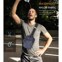 Mini Sling Bag For Men Women, Waterproof Utility Crossbody Backpack Chest Bag For Hiking Travel Sports Running