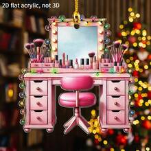 1pc 2D Acrylic Christmas Snowman Family Themed Decoration Holiday Pendant, Suitable For Christmas, And Birthdays In 2025, Perfect For Car Rearview Mirrors And Christmas Trees. Acrylic Pendant, Suitable For Christmas Tree Decoration, Backpacks, Keychain Decoration, And Christmas Tree Decoration Home Decor Christmas Decorations Room Decor